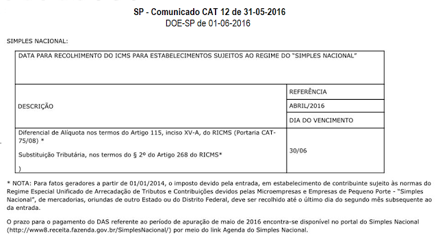 SN - ICMS - DIFAL - ST